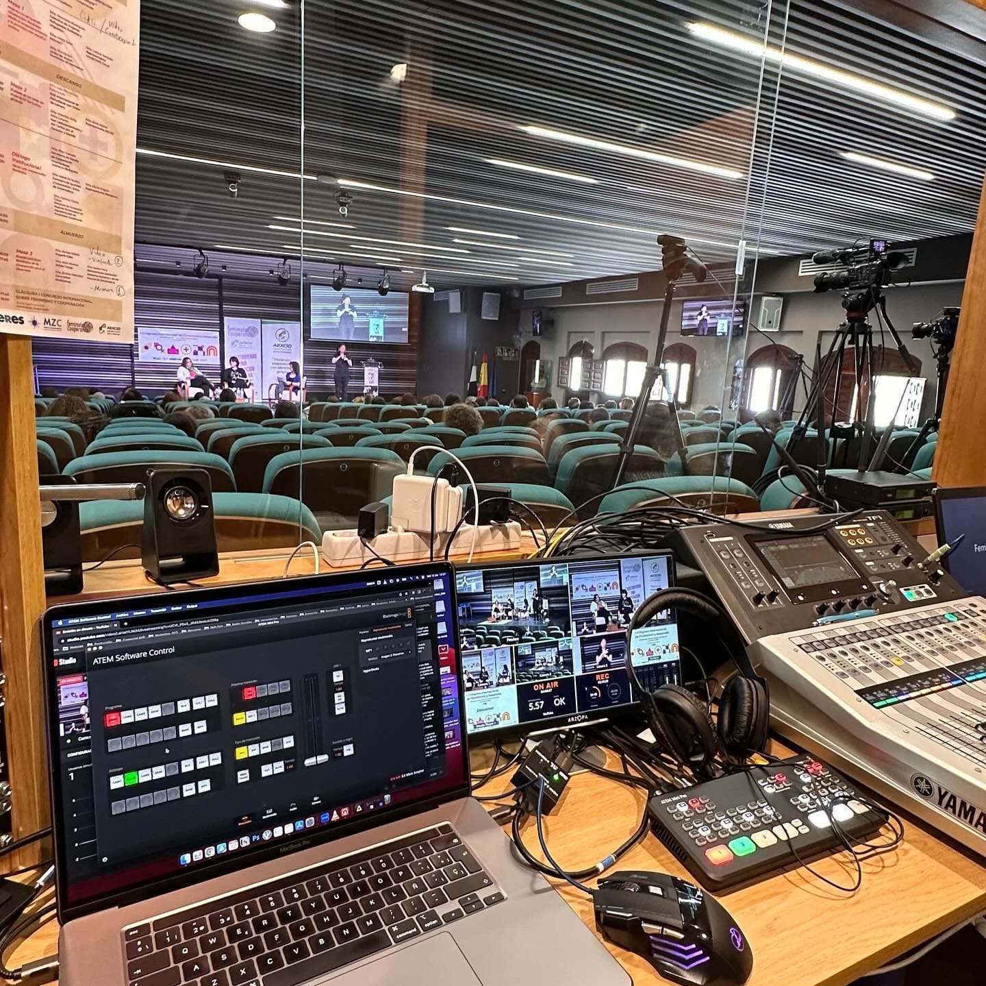 Realización de streaming multicámara en Cáceres